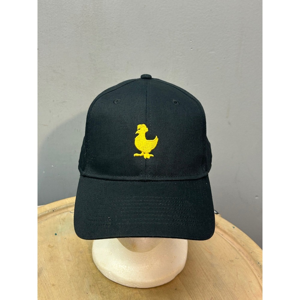 Zaxby's Black Classic Cut Baseball Cap Yellow Chicken Embroidered Cotton Hat